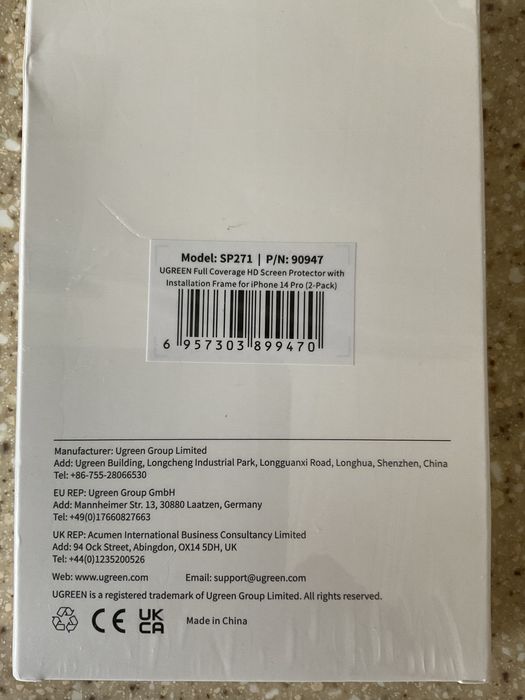 Захисне скло UGREEN 2шт. для iPhone 14