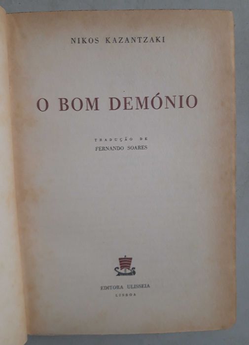 Livro-Ref: part-2 - Nikos Kazantzaki - O Bom Demónio