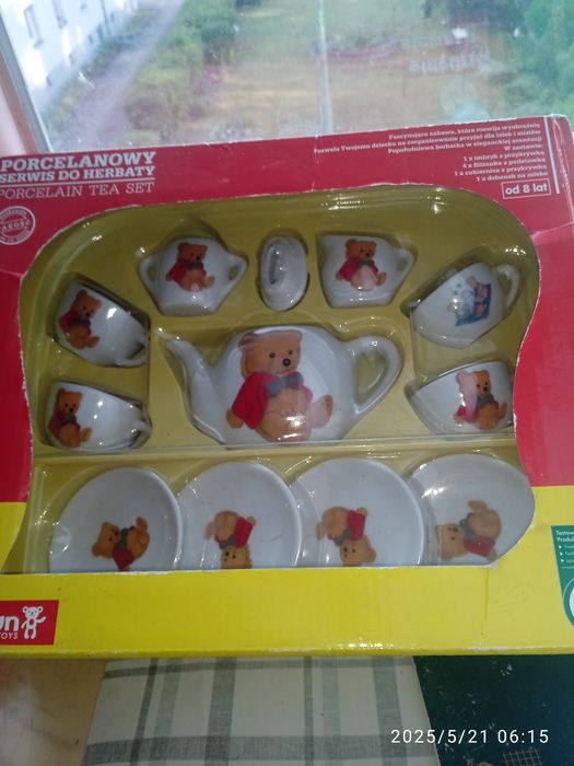 Dla dziecka serwis porcelanowy do herbaty