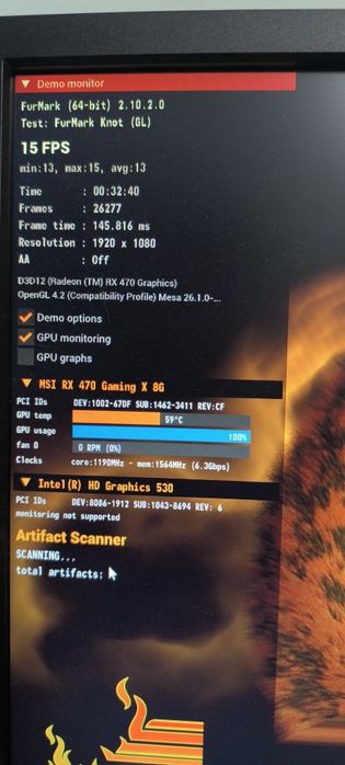 Продам Rx 470 8 гб