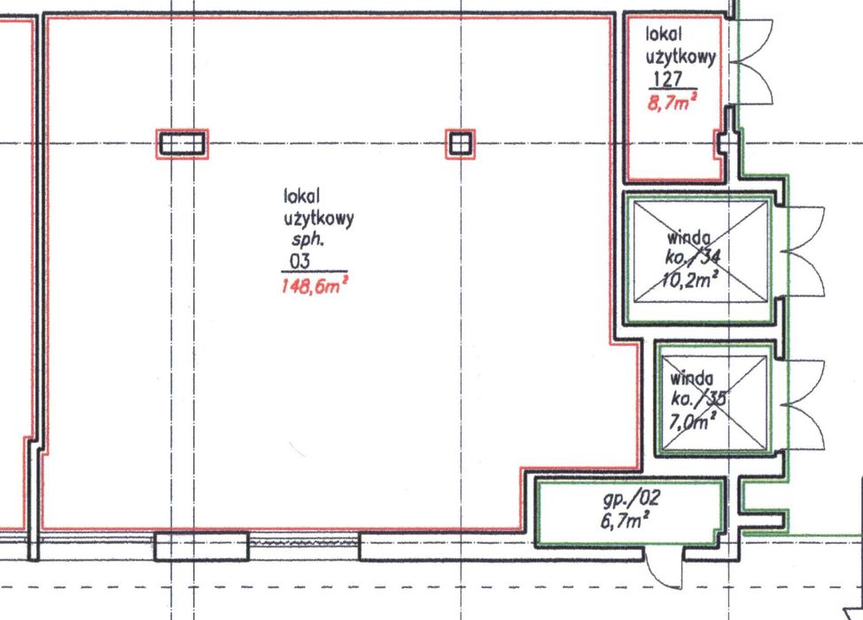 Lokal użytkowy do wynajęcia – 148,6 m² - Rzeszów ul. Rejtana 53A - Dostępny od zaraz
