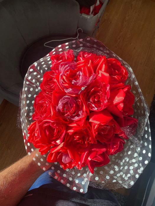 Buquê de Flores  de Cetim