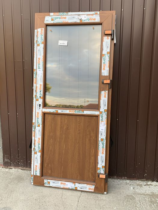 Drzwi PCV złoty dąb 90x210 Nowe lewe/prawe