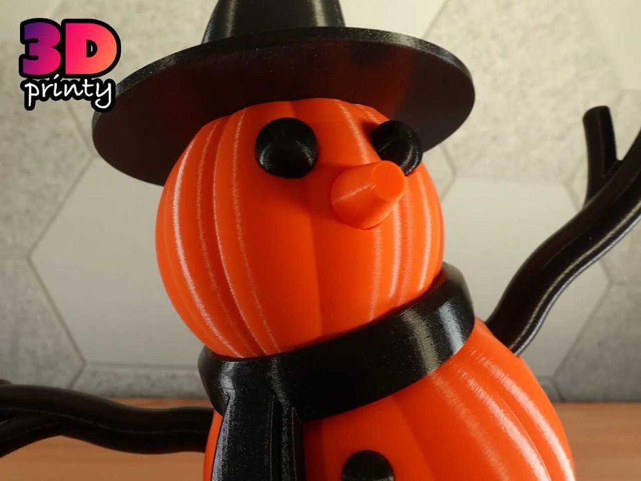 Gigantyczny bałwan – edycja dyniowa na Halloween
