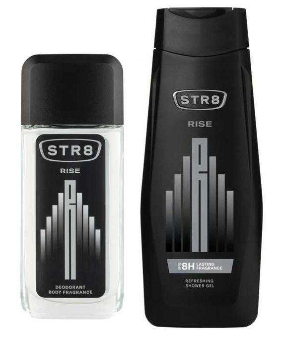 ZESTAW STR8 RISE dezodorant perfumowany 85 ml + żel pod prysznic 400 ml