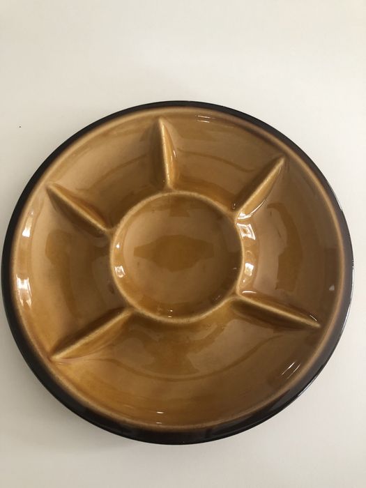 Talerz kabaret porcelit Pruszków + talerz ser i wino