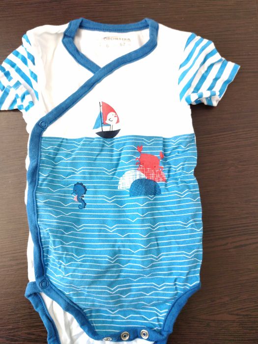 3 New Baby Bodysuits for 6 Months