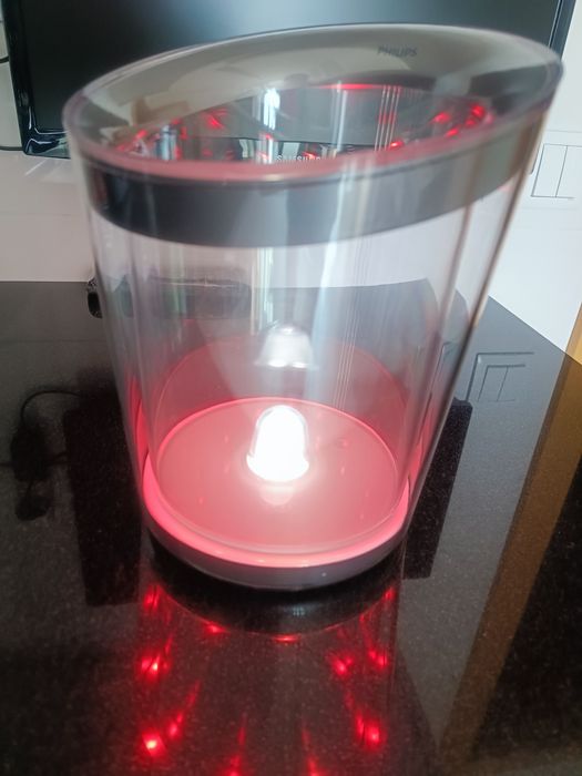 Balde de gelo com luzes