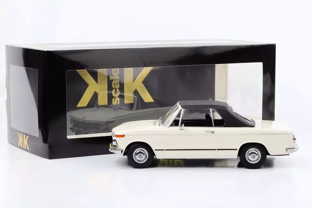 Kk-scale 1:18 bmw 1600-2 cabriole ano 1968