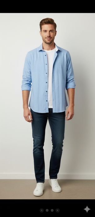 Sprzedam piękną koszulę męską z długim rękawem