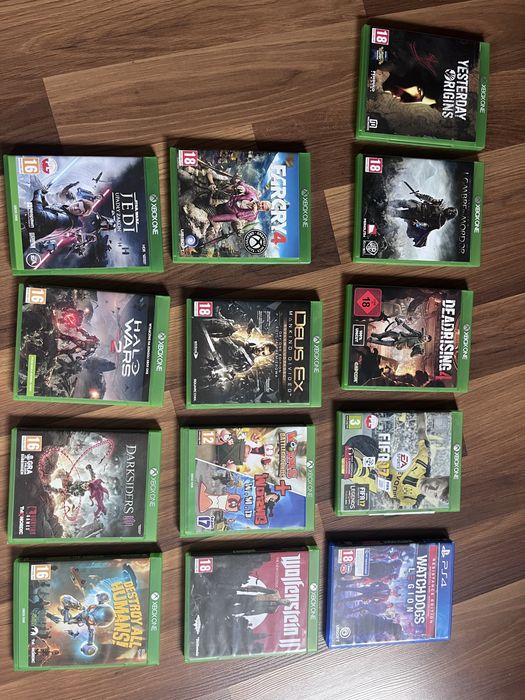 Gry Xbox One / PS4 – stan bardzo dobry – Far Cry 4, Jedi, Wolfenstein i inne