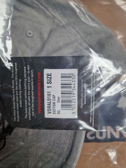 Czapka z daszkiem MUSTO Volvo Ocean Race jedyna na OLX (jasnoszara).