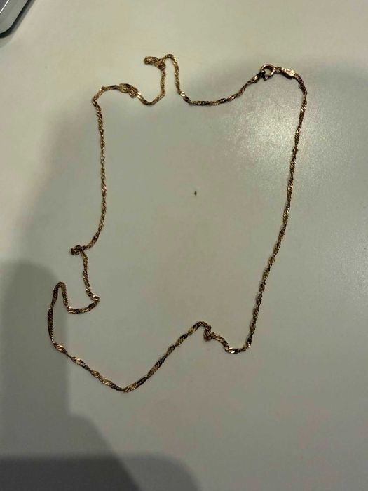 Złoty łańcuszek próba 585 / 53cm / 2.35g