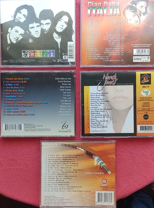 Cd's: Norah Jones, Eddie Jefferson, música Italiana