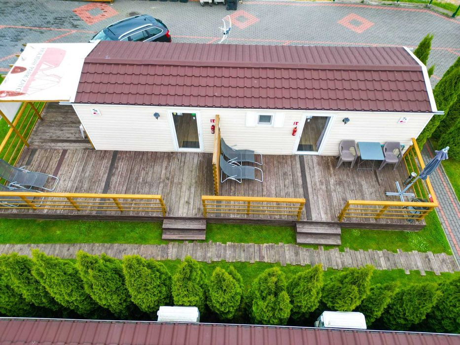 PODWÓJNY Domek CAŁOROCZNY - Klimatyzacja, Taras, Ogrzewanie