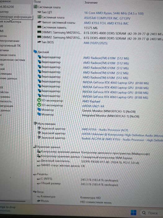 Asus Rog Strix 17 RTX4060