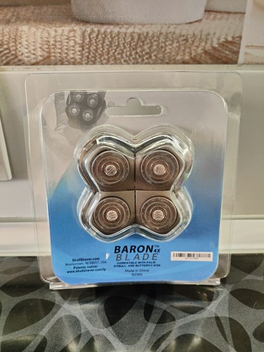 Зміні леза для шейвера scullblade, barone 4x, змінна насадка, головка