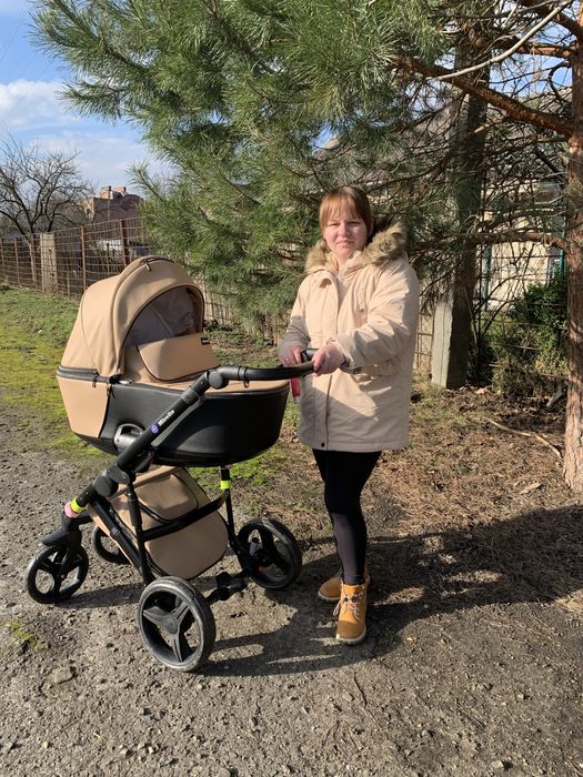 Дитяча коляска 2 в 1 Richmond Mirello Plus MP-38 коричневий