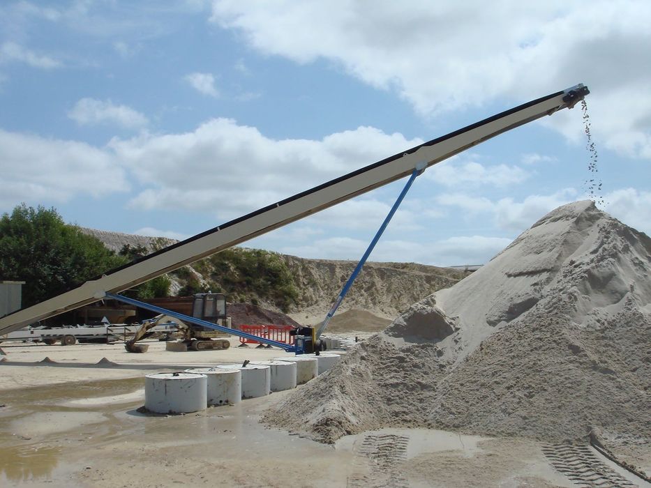 Przenośnik taśmowy Taśma przenośnikowa na kołach