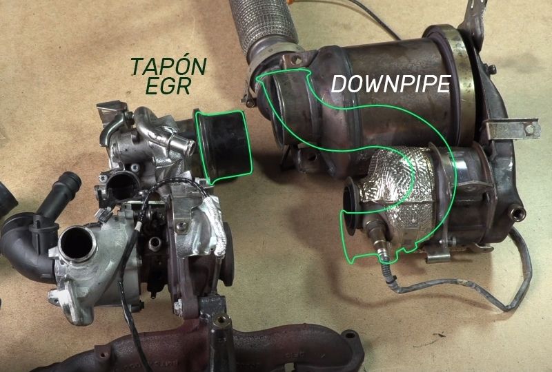 DOWNPIPE PARA AUDI A3 8V / SEAT LEON 5F / VW CADDY MK4 / GOLF 7/7.5 - 2.0 TDI / 1.6 TDI