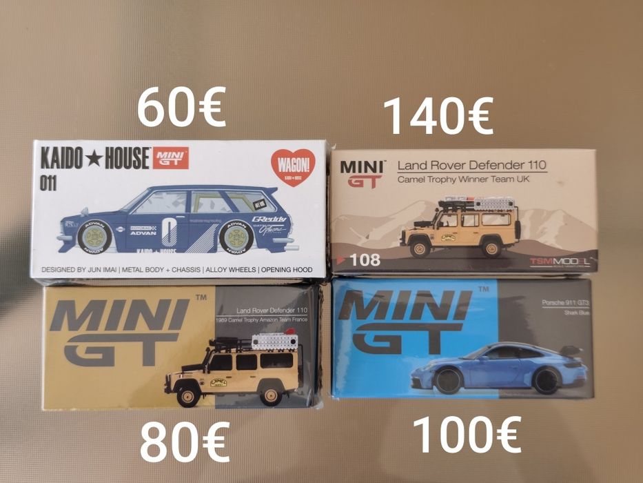 1:64 Miniaturas Por Race e Mini GT