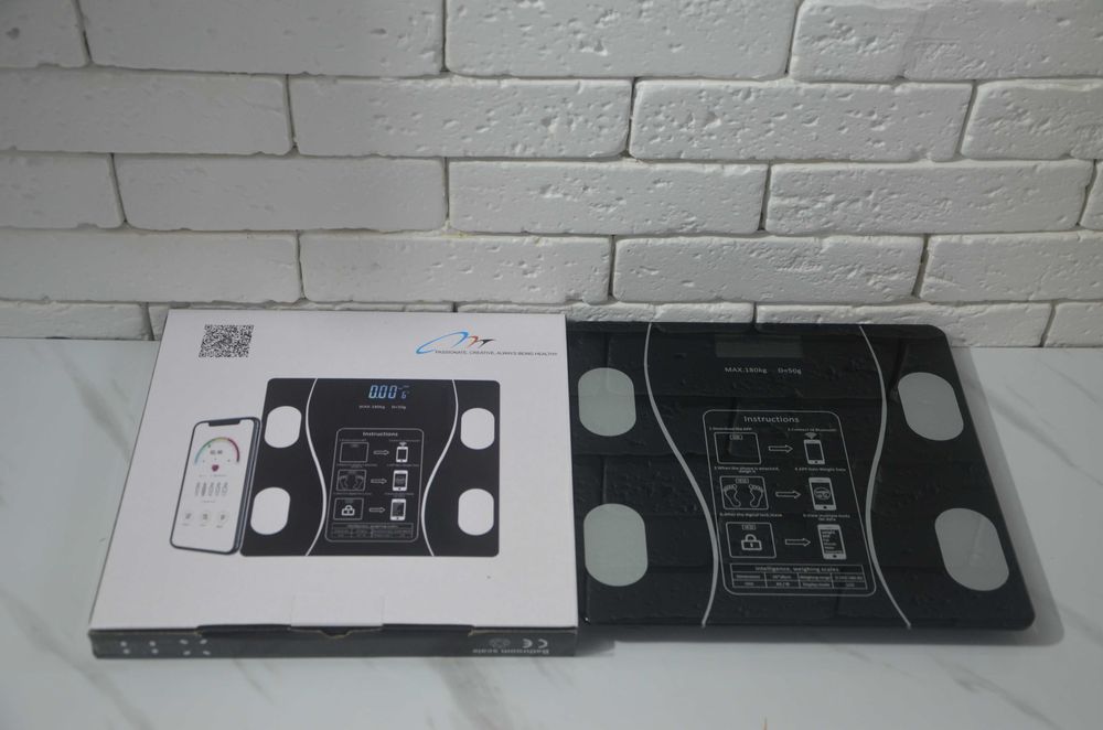 Розумні фітнес ваги з Bluetooth для підлоги A-8003 Весы напольные