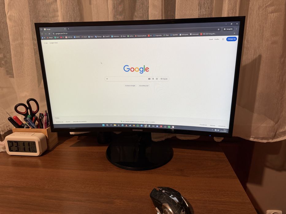 Komputer PC + Monitor 27 cali - AMD RYZEN 7 - GTX 1070 8 GB _GAMING