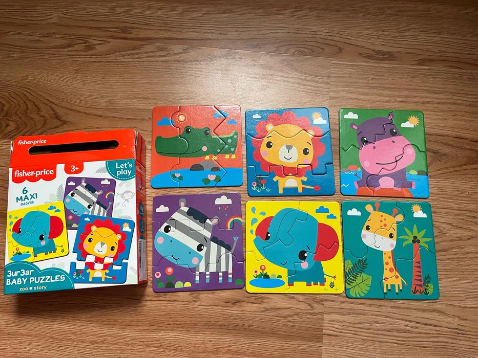 Пазли для найменших Fisher Price, Vladi toys, ранок