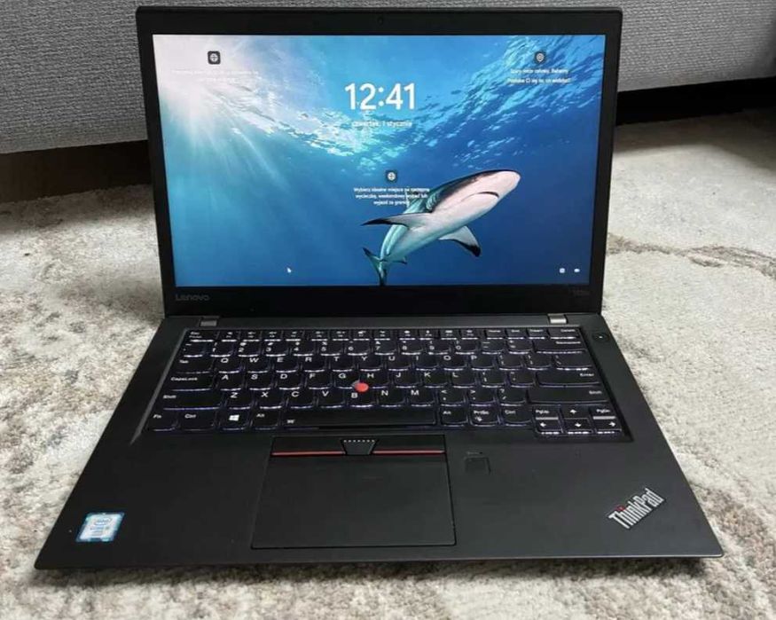 Laptop Lenovo ThinkPad T470s i5-6300U 12GB SSD 256GB Win11 Full HD Dotyk