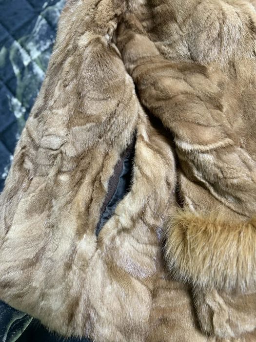 Kurtka z norek, lis, stan idealny