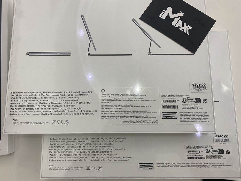 Клавіатура Apple Magic Keyboard iPad Pro 11” 2022 Air 4/5/6 M2 M3 M4