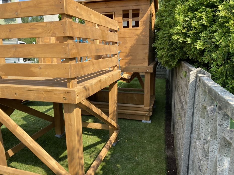 PROMOCJA Plac zabaw domek wspinaczka huśtawka zjeżdzalnia