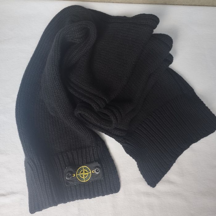 Плетений  шарф Stone island