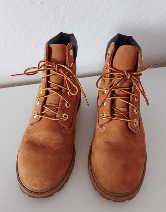Buty Damskie Timberland 37 Skóra Sportowe Brązowe Trekkingowe