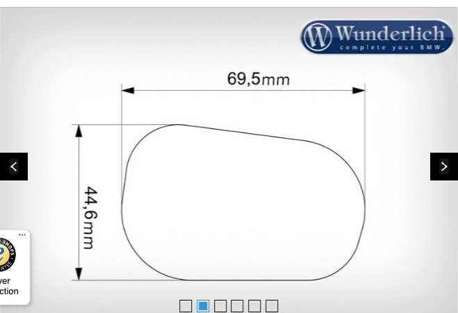 Alargador de descanso lateral BMW GS1250 (2021)