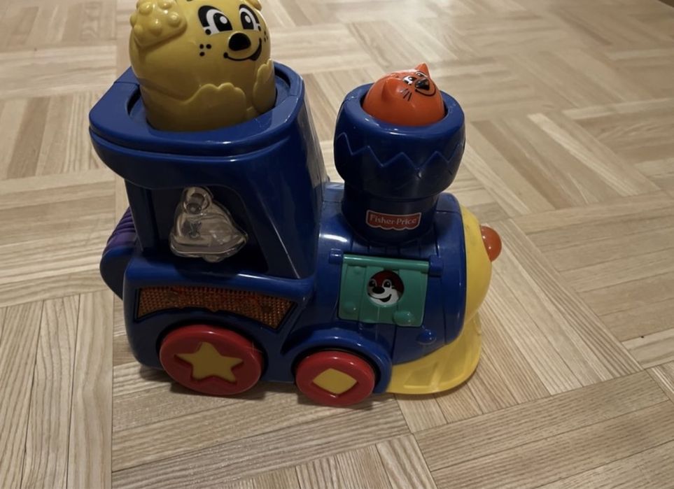 Ciuchcia pociag Fisher price  klocki