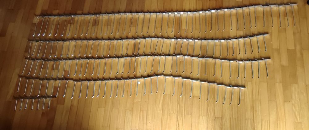 Ganchos de expositor - 168 unidades