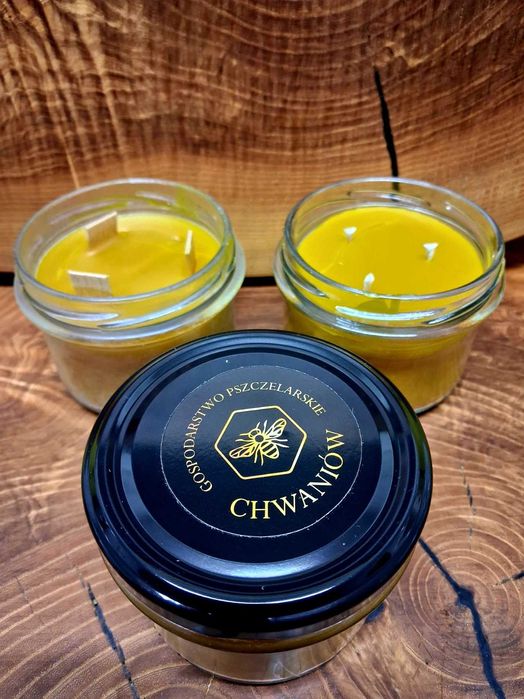ŚWIECA świeczka z wosku pszczelego