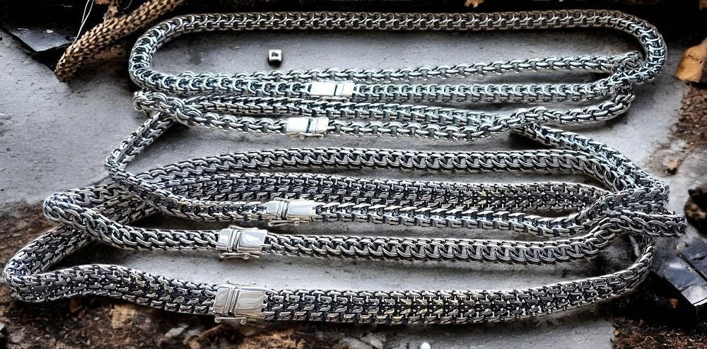 Срібний ланцюжок 100г чоловічий мужская серебряная цепочка 925 цепь