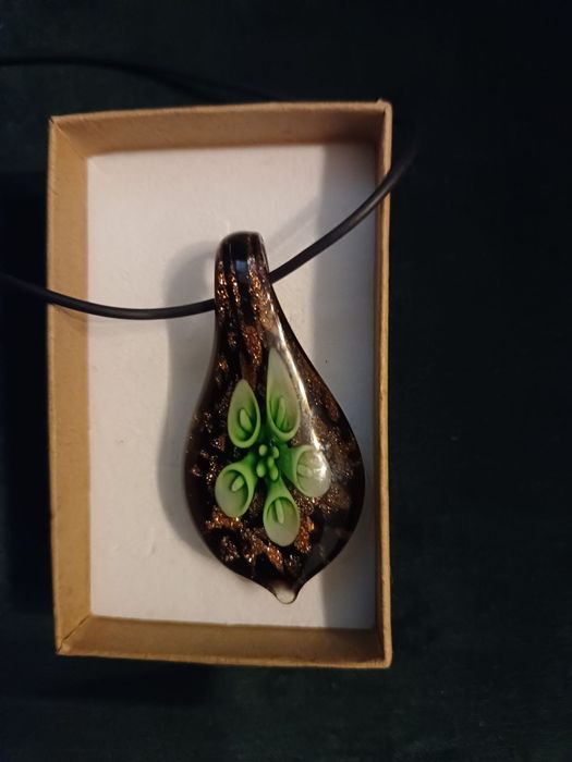 Hand made Naszyjnik/zawieszka  krótka