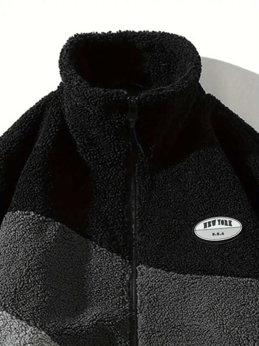 Casaco Fleece Xadrez para Homens