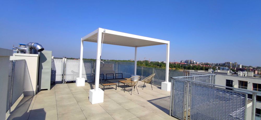 Apartament z 2 tarasami (jeden na dachu z widokiem)