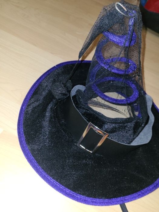 Шляпа перчатки сетка платье ведьмы взрослый размер