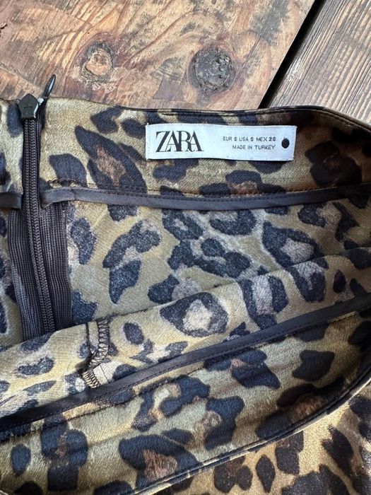 Леопардова спідниця максі Zara