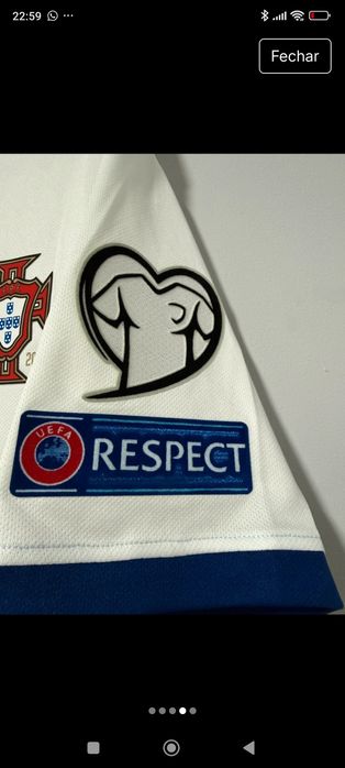 Seleção Nacional Ronaldo 7 Azul e Branco