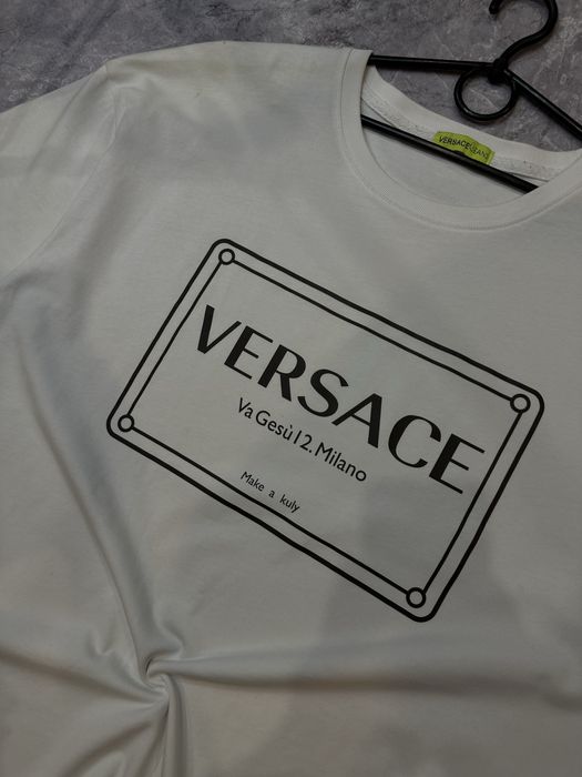 Коттоновая футболка Versace Оригінал | Нова