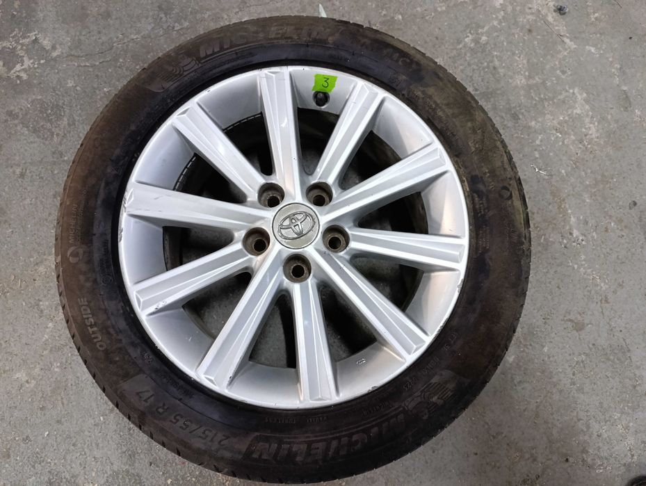 Диски с резиной комплект Toyota Camry 50 215/55/R17 Michelin Primacy 4