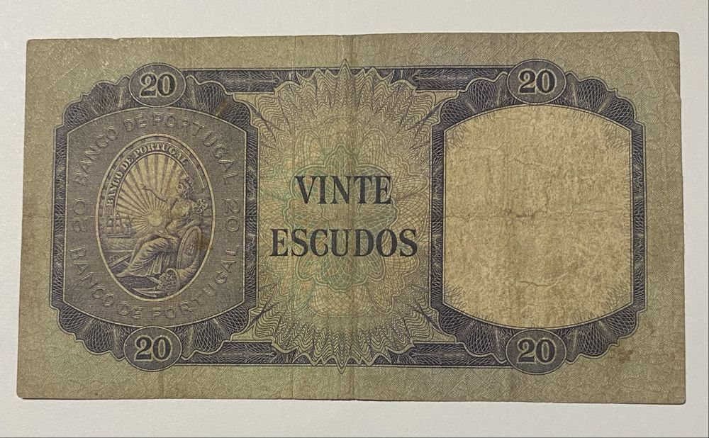 Nota 1297 - 20 Escudos Ch.6A - 1960