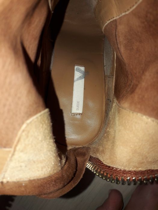 Черевики демисезонні, ботильони, нубук.