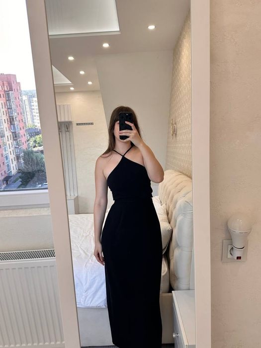 Laura Ashley чорна максі спідниця жіноча женская юбка макси черная